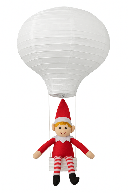 Elf Arrival Hot Air Balloon